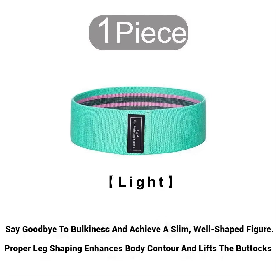 -Women'S Elastic Resistance Belt for Hip Fitness Yoga Squat Training Equipment Beautiful Butt Lifting Household Exercise