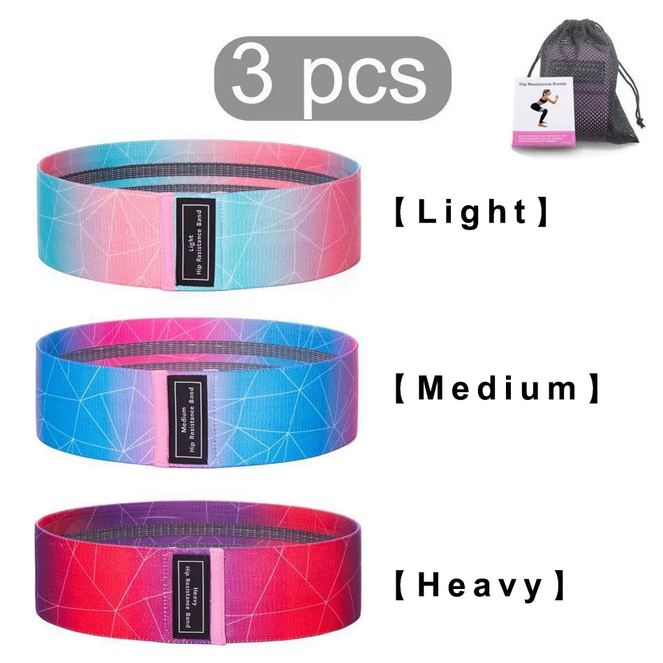 -Women'S Elastic Resistance Belt for Hip Fitness Yoga Squat Training Equipment Beautiful Butt Lifting Household Exercise