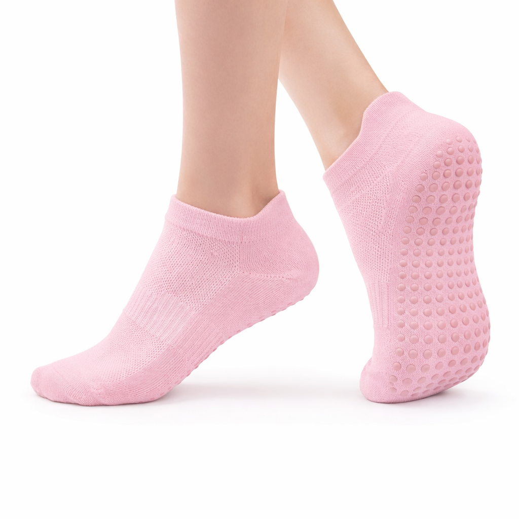 No-Slip Grip Socks™ – 4-Pair Studio Pack